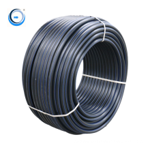 Pe100 Hdpe Pipe Polyethylene  Pn10 Pn 16 Black Drainage Irrigation Water Plastic Pipe Price List